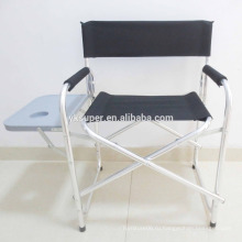 Складной стул директора с боковым столом и сумкой / 600D Оксфорд Ткань Складной стул для наружного кемпинга Портативный дешевый складной стул